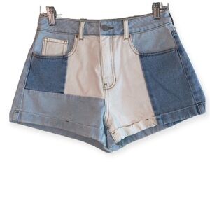 Pacsun colorblock high waist mom shorts Size 27